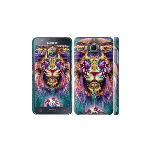 

Чехол на Samsung Galaxy J7 (2016) J710F Люминесцентный лев (04798)