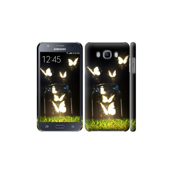 

Чехол на Samsung Galaxy J7 (2016) J710F Светящиеся бабочки (04798)