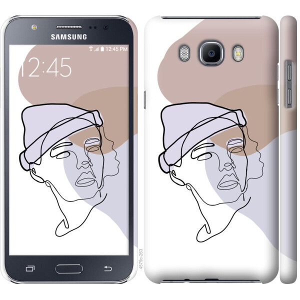 

Чехол на Samsung Galaxy J7 (2016) J710F Силуэт (04798)