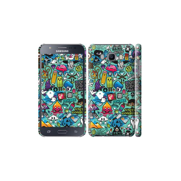 

Чехол на Samsung Galaxy J7 (2016) J710F Стикер бомбинг 1 (04798)