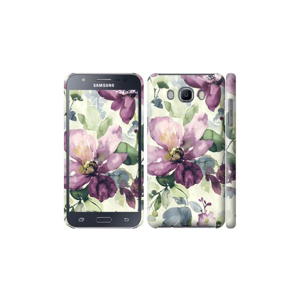 

Чехол на Samsung Galaxy J7 (2016) J710F Цветы акварелью (04798)