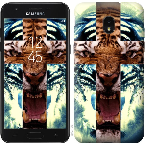 

Чехол на Samsung Galaxy J7 2018 Злой тигр (04798)