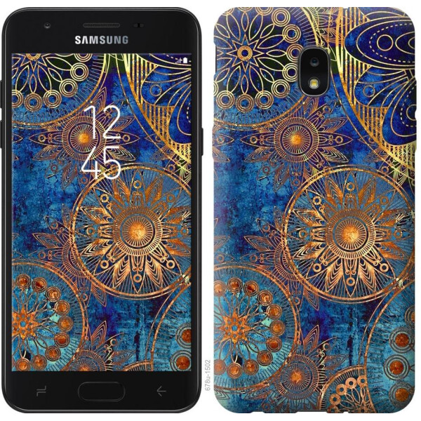 

Чехол на Samsung Galaxy J7 2018 Золотой узор (04798)