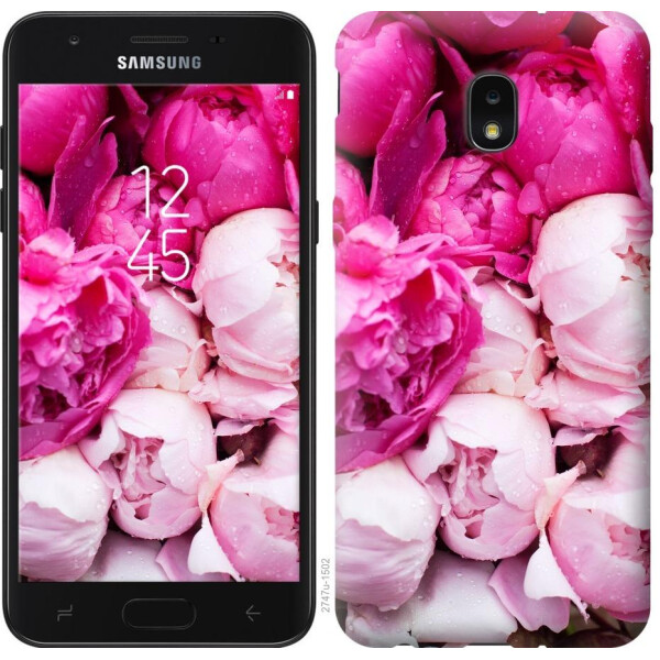 

Чехол на Samsung Galaxy J7 2018 Розовые пионы (04798)