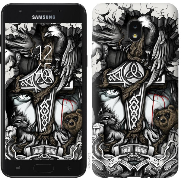 

Чехол на Samsung Galaxy J7 2018 Тату Викинг (04798)