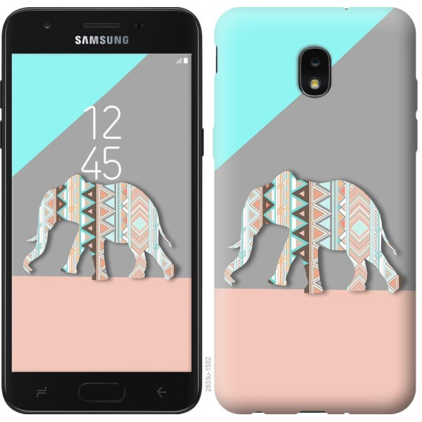 

Чехол на Samsung Galaxy J7 2018 Узорчатый слон (04798)