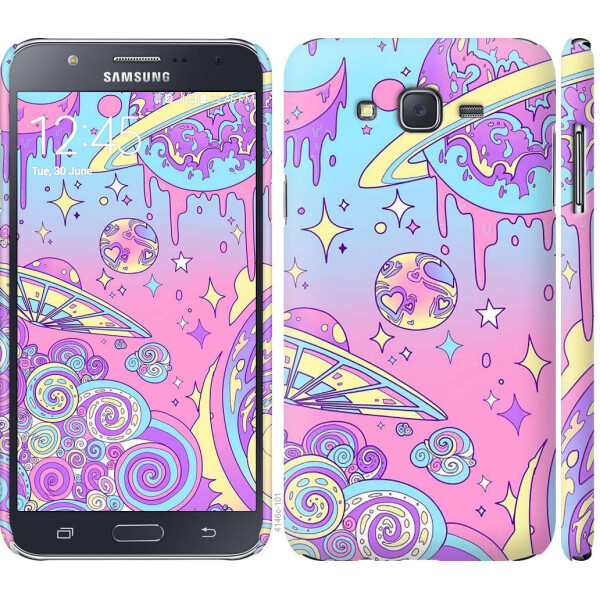 

Чехол на Samsung Galaxy J7 J700H Розовая галактика (04798)