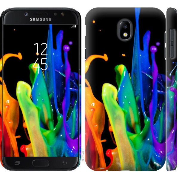 

Чехол на Samsung Galaxy J7 J730 (2017) брызги краски (04798)