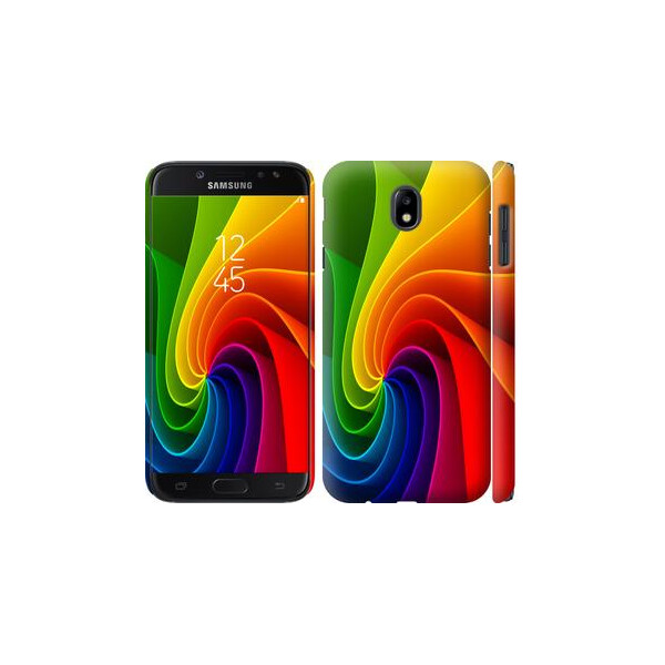 

Чехол на Samsung Galaxy J7 J730 (2017) Радужный вихрь (04798)