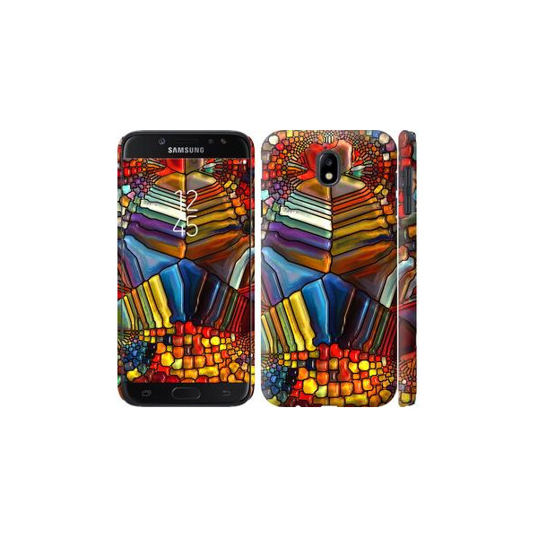 

Чехол на Samsung Galaxy J7 J730 (2017) Разноцветный витраж (04798)