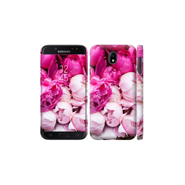 

Чехол на Samsung Galaxy J7 J730 (2017) Розовые пионы (04798)