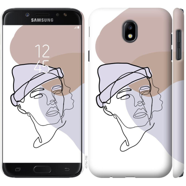 

Чехол на Samsung Galaxy J7 J730 (2017) Силуэт (04798)