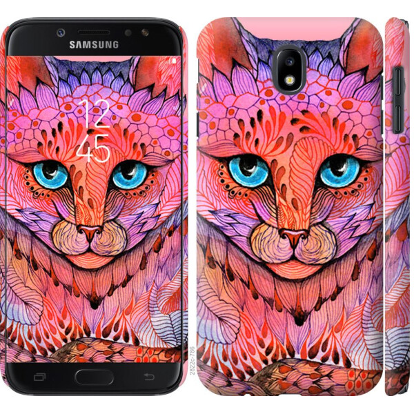 

Чехол на Samsung Galaxy J7 J730 (2017) Узорчатая кошка (04798)