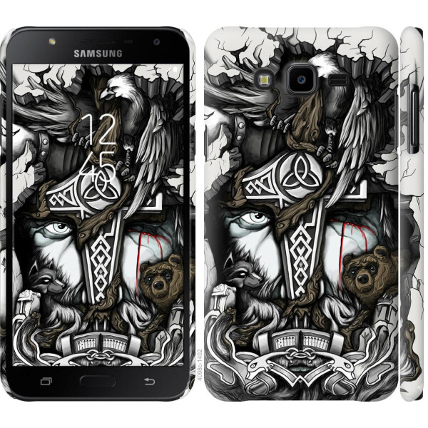 

Чехол на Samsung Galaxy J7 Neo J701F Тату Викинг (04798)