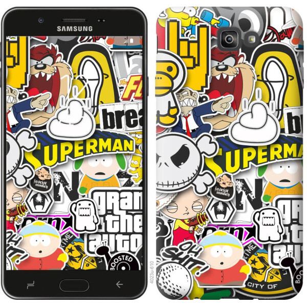 

Чехол на Samsung Galaxy J7 Prime Popular logos (04798)