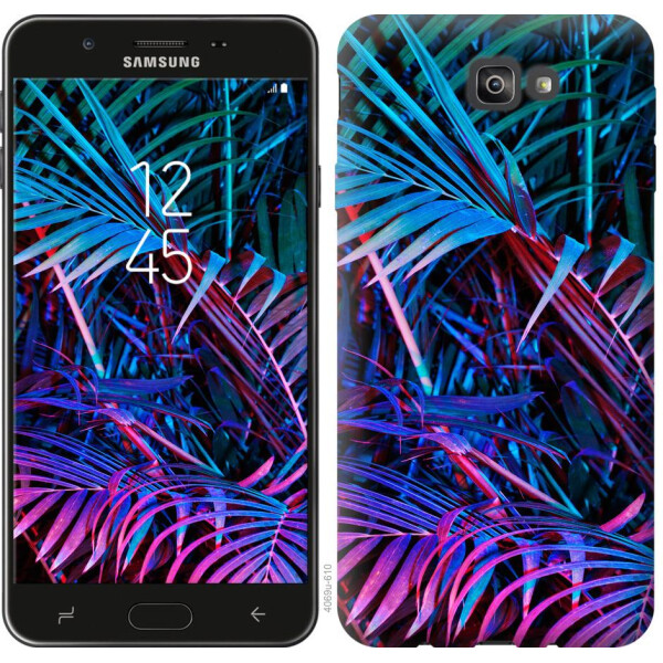

Чехол на Samsung Galaxy J7 Prime Папоротник под ультрафиолетом (04798)