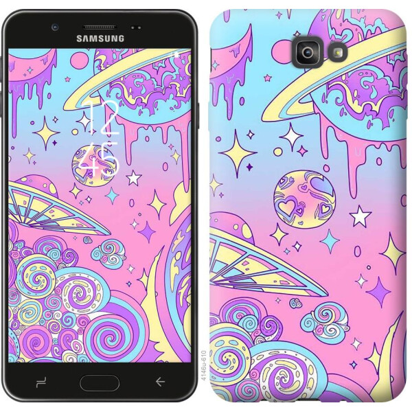 

Чехол на Samsung Galaxy J7 Prime Розовая галактика (04798)