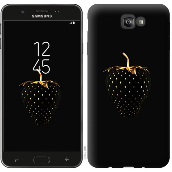 

Чехол на Samsung Galaxy J7 Prime Черная клубника (04798)