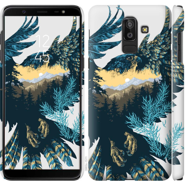 

Чехол на Samsung Galaxy J8 2018 Арт-орел на фоне природы (04798)