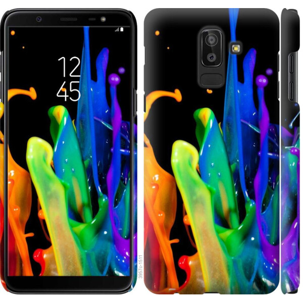 

Чехол на Samsung Galaxy J8 2018 брызги краски (04798)