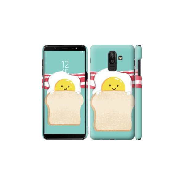 

Чехол на Samsung Galaxy J8 2018 Веселая глазунья (04798)