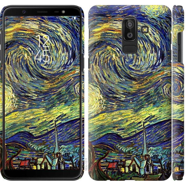 

Чехол на Samsung Galaxy J8 2018 Винсент Ван Гог. Звёздная ночь (04798)