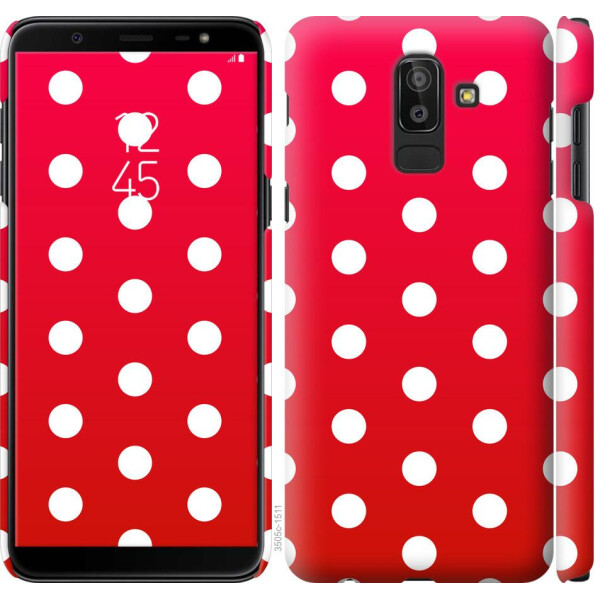 

Чехол на Samsung Galaxy J8 2018 Градиент, Горошек (04798)