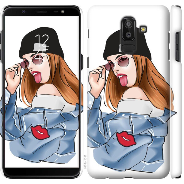 

Чехол на Samsung Galaxy J8 2018 Девушка v3 (04798)