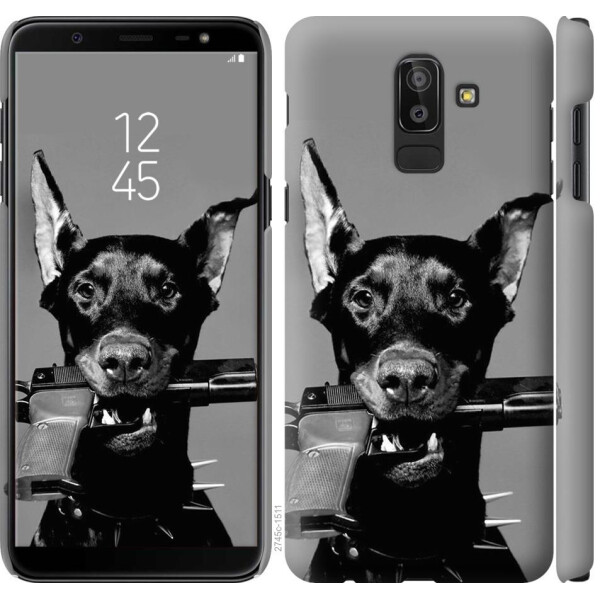

Чехол на Samsung Galaxy J8 2018 Доберман (04798)