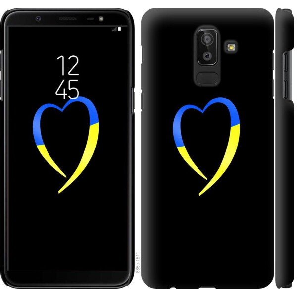 

Чехол на Samsung Galaxy J8 2018 Жёлто-голубое сердце (04798)