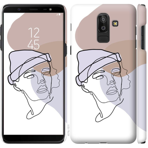 

Чехол на Samsung Galaxy J8 2018 Силуэт (04798)