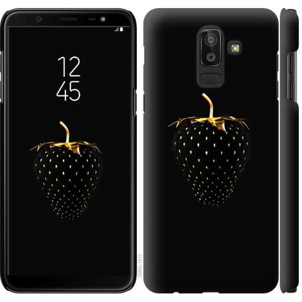 

Чехол на Samsung Galaxy J8 2018 Черная клубника (04798)