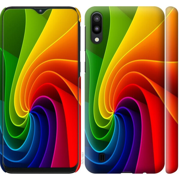 

Чехол на Samsung Galaxy M10 Радужный вихрь (04798)