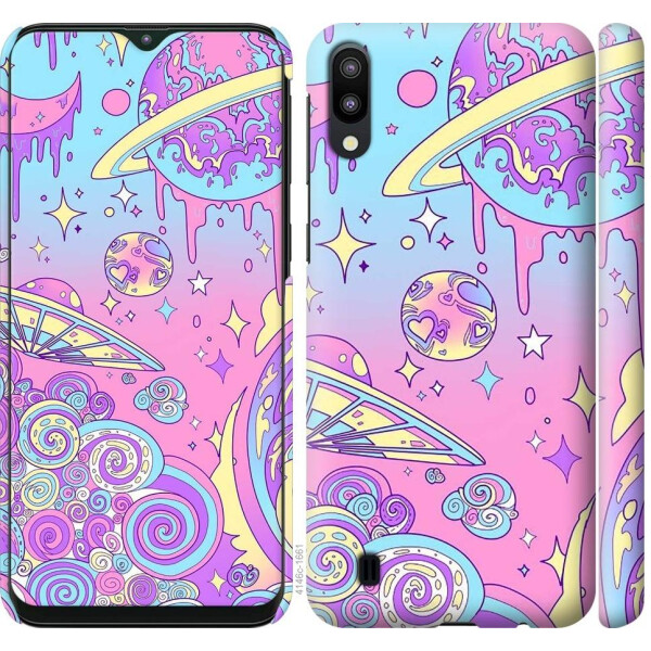 

Чехол на Samsung Galaxy M10 Розовая галактика (04798)