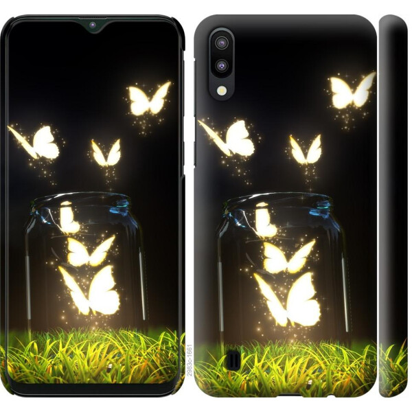 

Чехол на Samsung Galaxy M10 Светящиеся бабочки (04798)