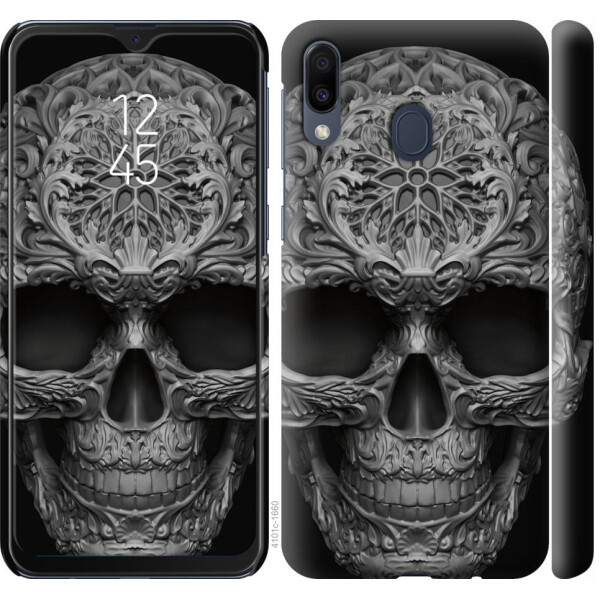 

Чехол на Samsung Galaxy M20 skull-ornament (04798)