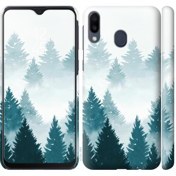 

Чехол на Samsung Galaxy M20 Акварельные Елки (04798)