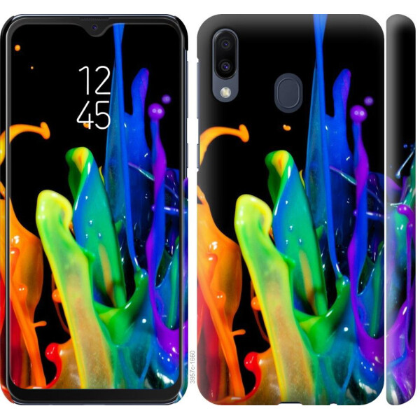 

Чехол на Samsung Galaxy M20 брызги краски (04798)