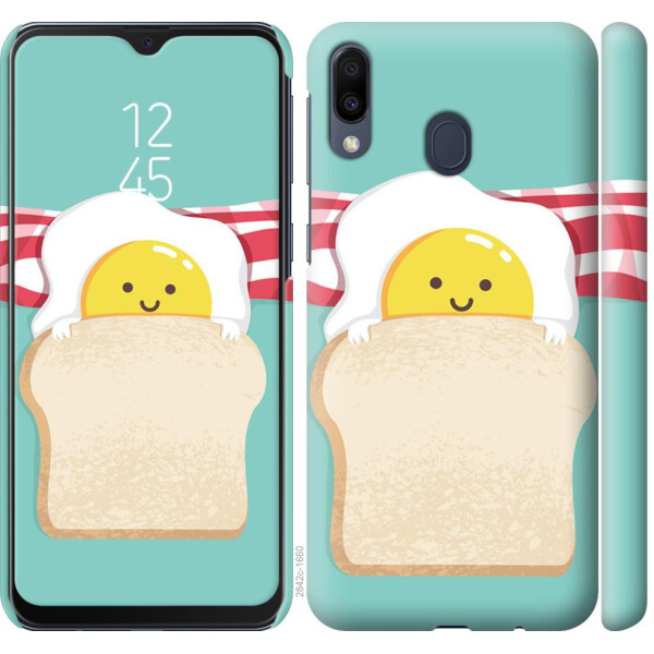

Чехол на Samsung Galaxy M20 Веселая глазунья (04798)
