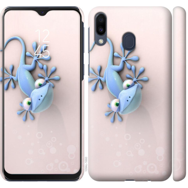 

Чехол на Samsung Galaxy M20 Геккончик (04798)