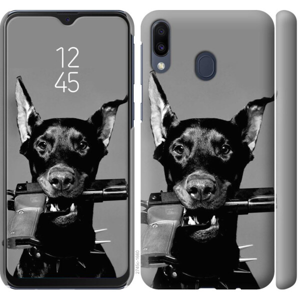 

Чехол на Samsung Galaxy M20 Доберман (04798)