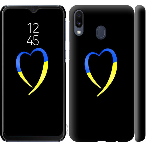 

Чехол на Samsung Galaxy M20 Жёлто-голубое сердце (04798)