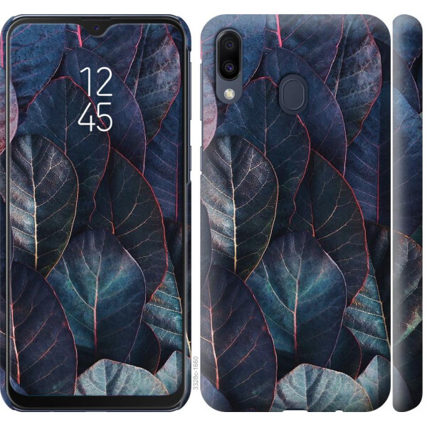

Чехол на Samsung Galaxy M20 Листья v3 (04798)