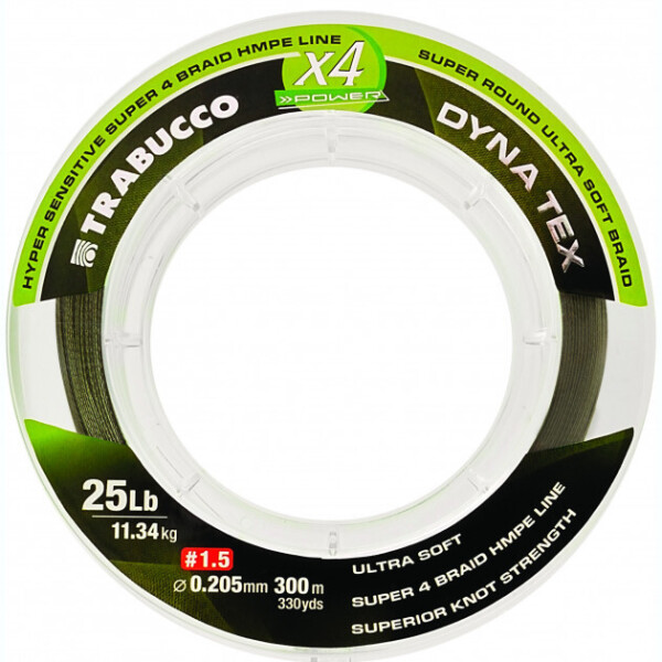 

Шнур Trabucco X4 Power 150 м 0.1 мм 4.54 кг Болотно-зеленый (054-33-100)