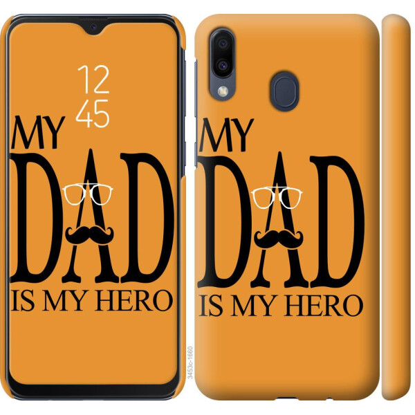

Чехол на Samsung Galaxy M20 Мой папа Герой (04798)