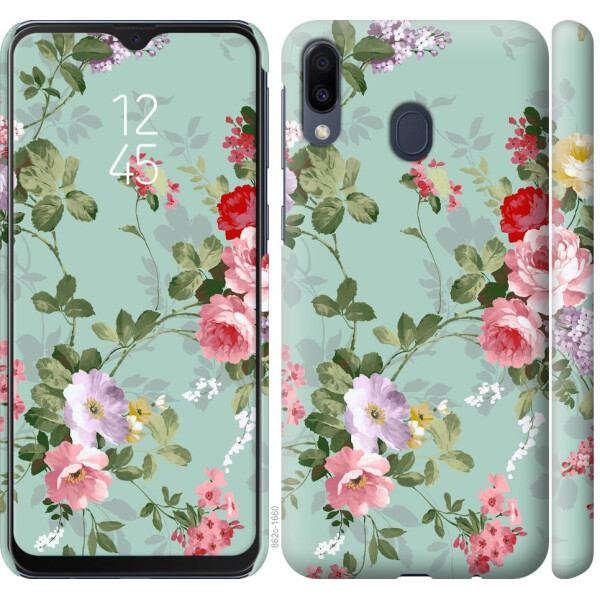 

Чехол на Samsung Galaxy M20 Цветочные обои 2 (04798)