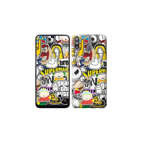 

Чехол на Samsung Galaxy M30 Popular logos (04798)