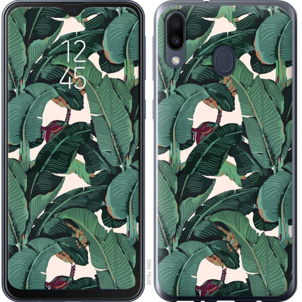

Чехол на Samsung Galaxy M30 Банановые листья (04798)