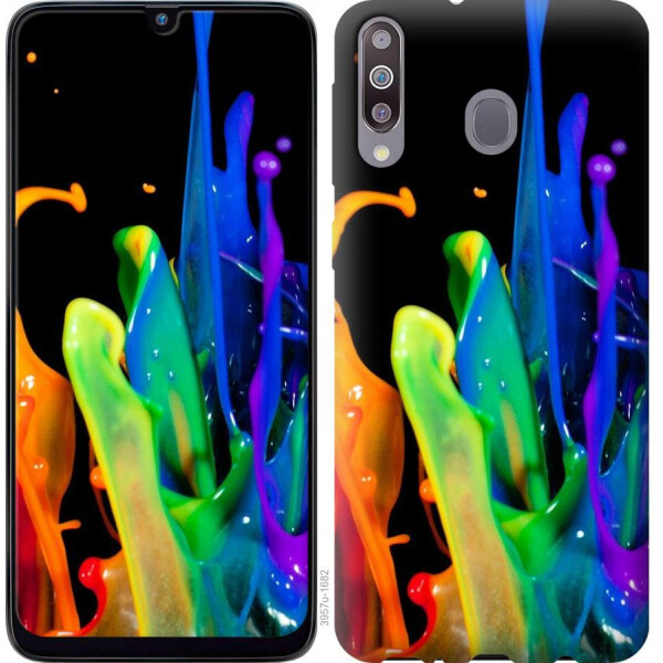 

Чехол на Samsung Galaxy M30 брызги краски (04798)