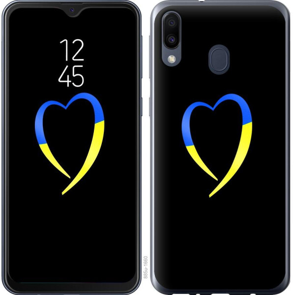 

Чехол на Samsung Galaxy M30 Жёлто-голубое сердце (04798)